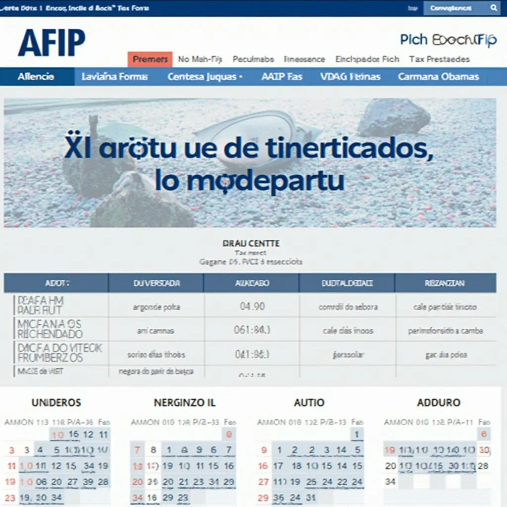 Portal de la Administración Federal de Ingresos Públicos